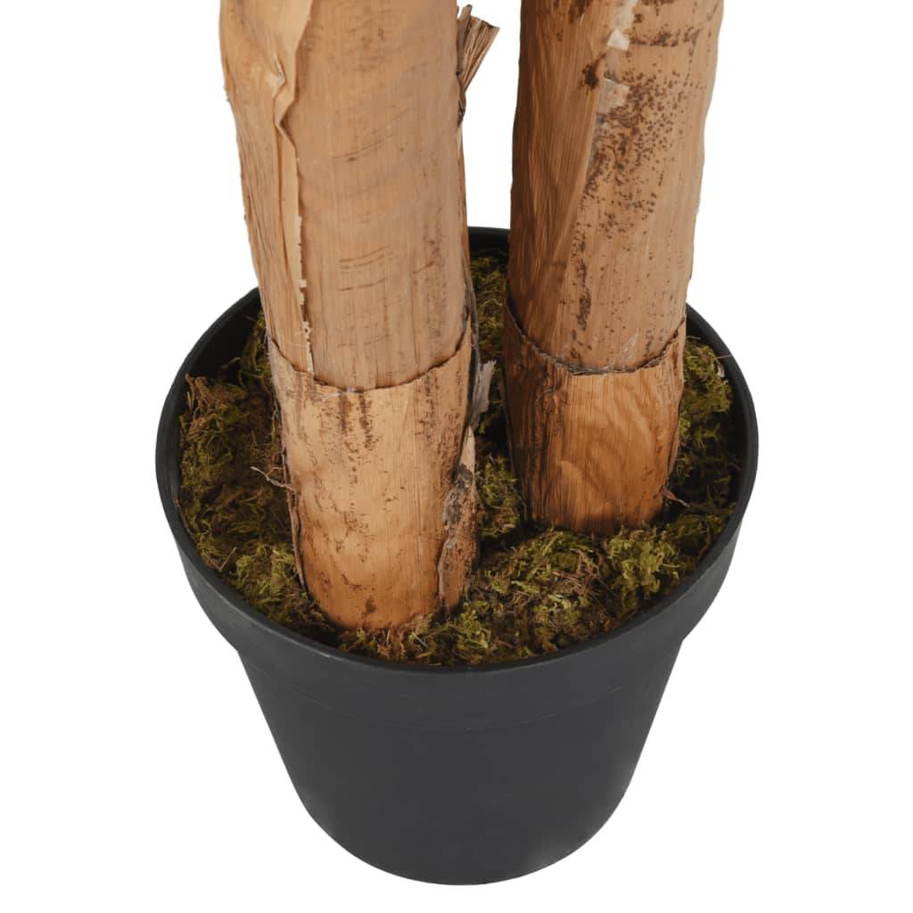 vidaXL Bananenbaum Künstlich 19 Blätter 180 cm Grün