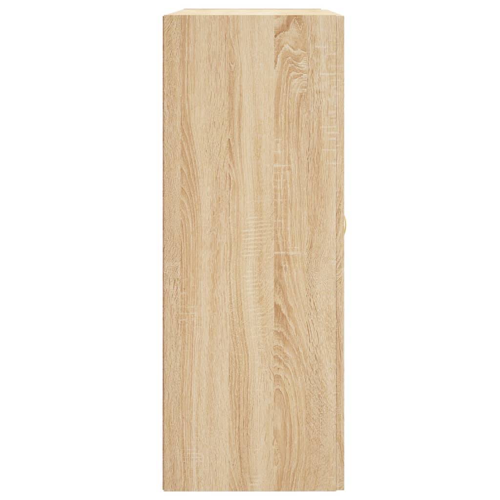 vidaXL Wandschränke 2 Stk. Sonoma-Eiche Holzwerkstoff