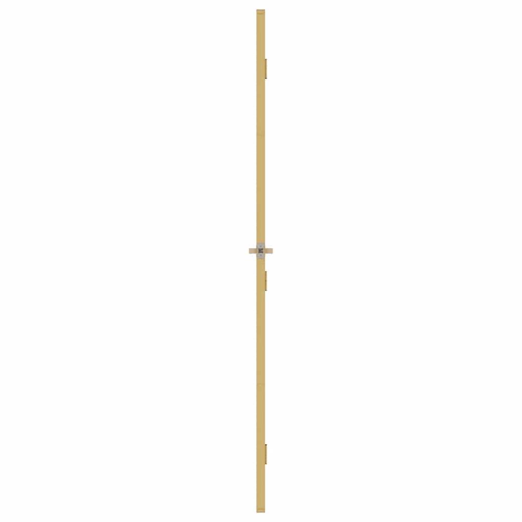 vidaXL Innentür Schlank Golden 102,5x201,5 cm Hartglas und Aluminium