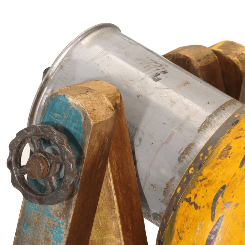 vidaXL Stehlampe Mehrfarbig E27 Massivholz Mango