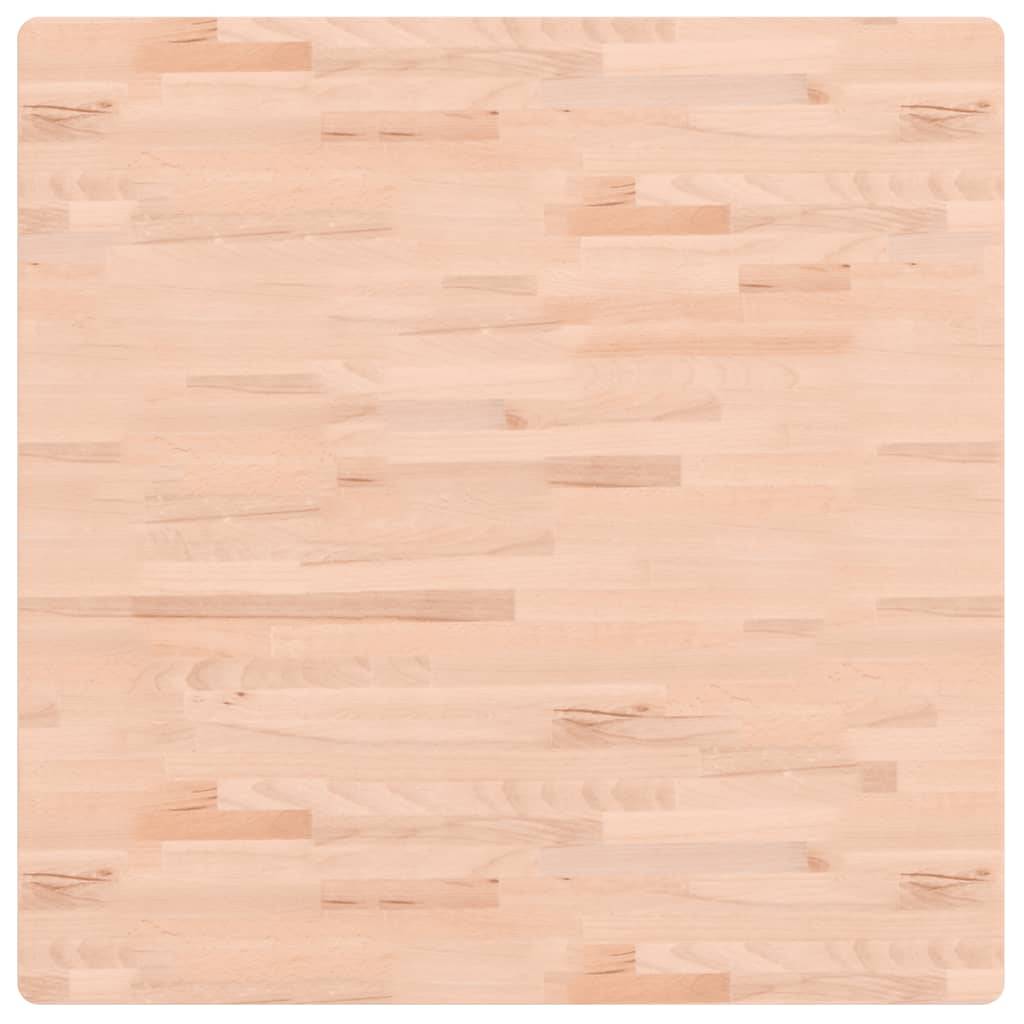 vidaXL Tischplatte 90x90x1,5 cm Quadratisch Massivholz Buche