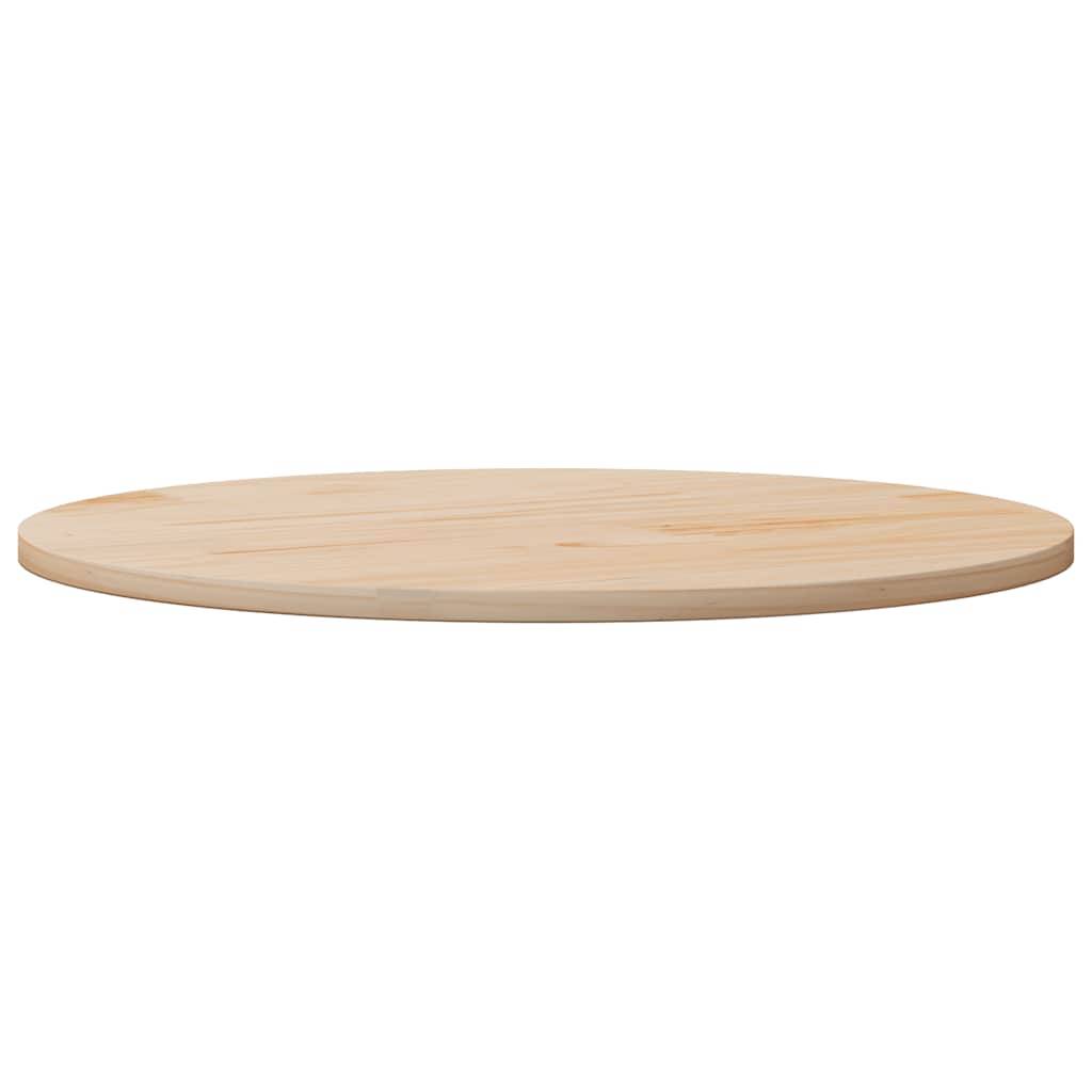 vidaXL Tischplatte Rund Ø90x3 cm Massivholz Kiefer