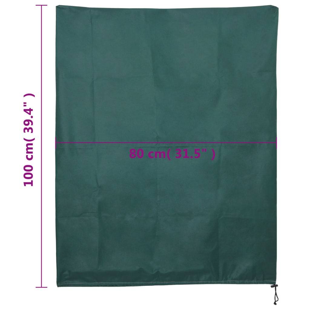 vidaXL Wintervlies mit Kordelzug 4 Stk. 70 g/m² 0,8x1 m