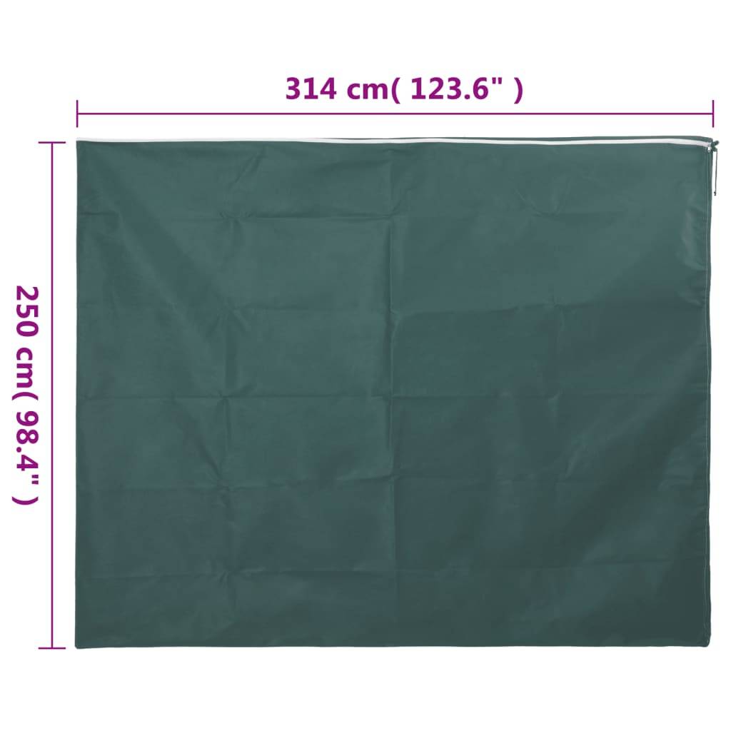 vidaXL Wintervlies mit Reißverschluss 2 Stk. 70 g/m² 3,14x2,5 m