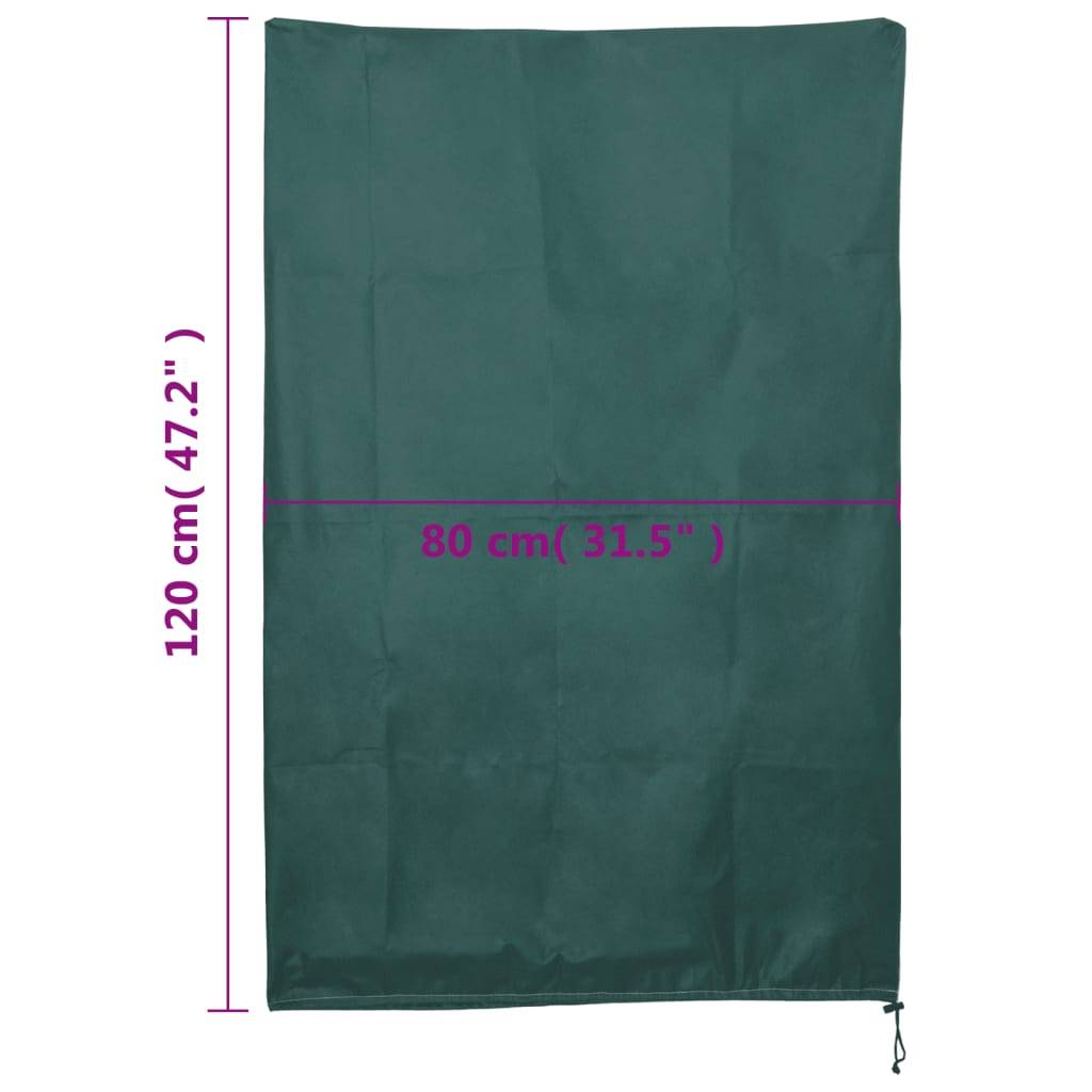vidaXL Wintervlies mit Kordelzug 8 Stk. 70 g/m² 0,8x1,2 m
