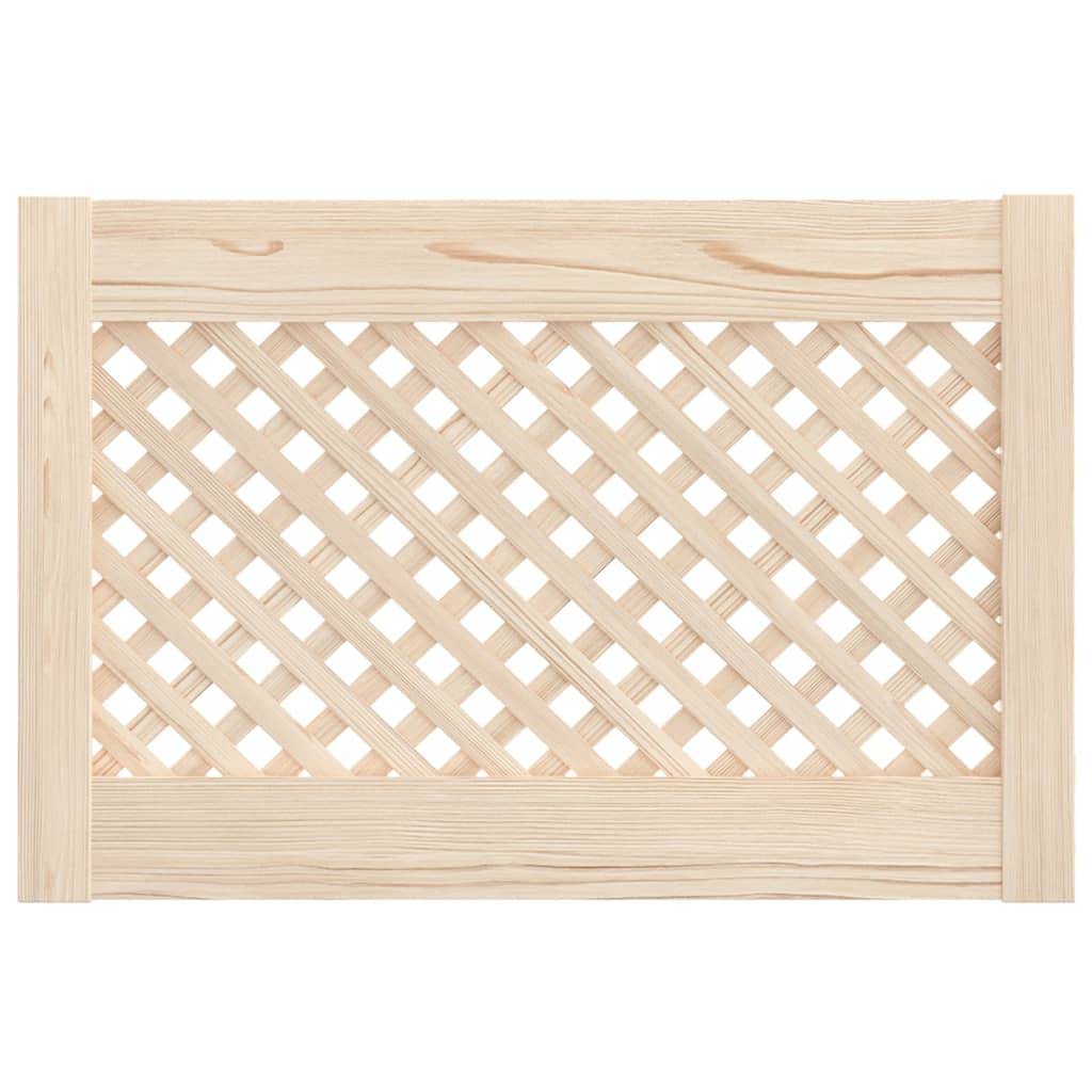 vidaXL Schranktüren 2 Stk. Gitterdesign 59,5x39,5 cm Massivholz Kiefer