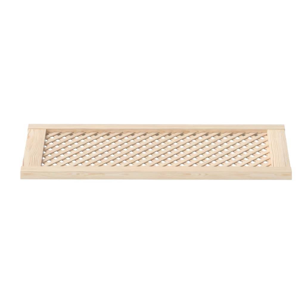 vidaXL Schranktüren 2 Stk. Gitterdesign 39,5x99 cm Massivholz Kiefer