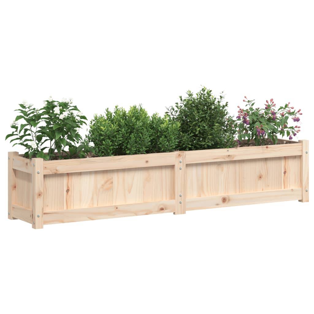 vidaXL Pflanzkübel 2 Stk. Massivholz Kiefer