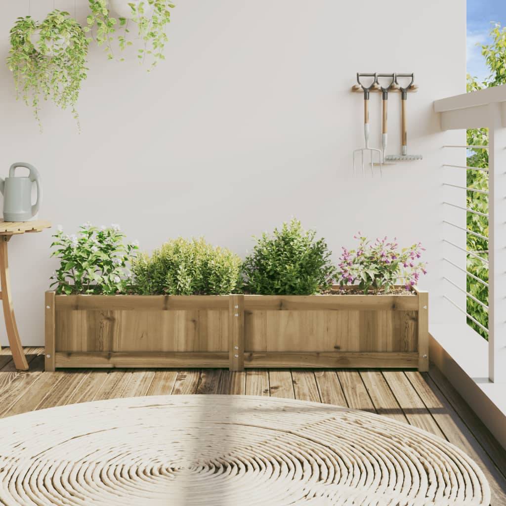 vidaXL Pflanzkübel 150x31x31 cm Kiefernholz Imprägniert