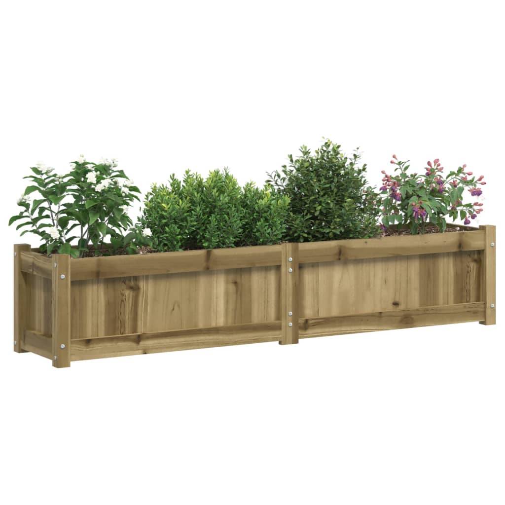 vidaXL Pflanzkübel 150x31x31 cm Kiefernholz Imprägniert