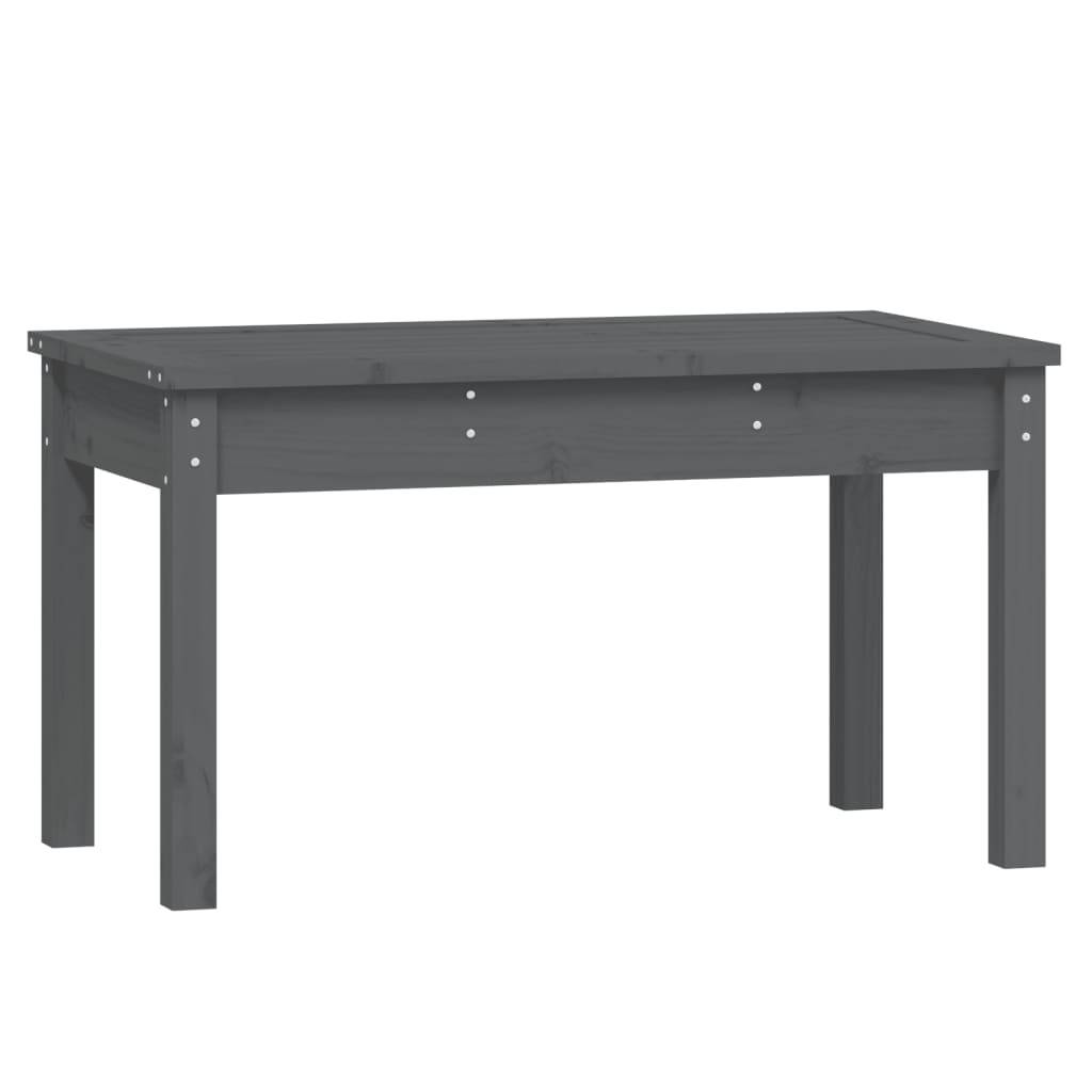 vidaXL Gartenbank Grau 80x44x45 cm Massivholz Kiefer