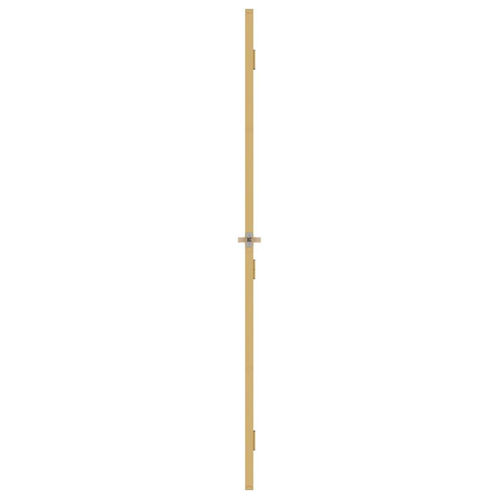 vidaXL Innentür Schlank Golden 83x201,5 cm Hartglas und Aluminium
