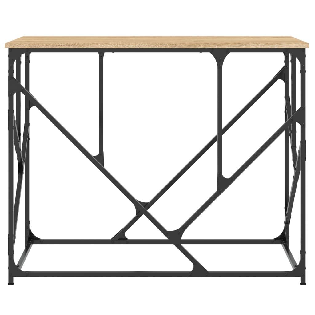 vidaXL Konsolentisch Sonoma-Eiche 100x40x80 cm Holzwerkstoff