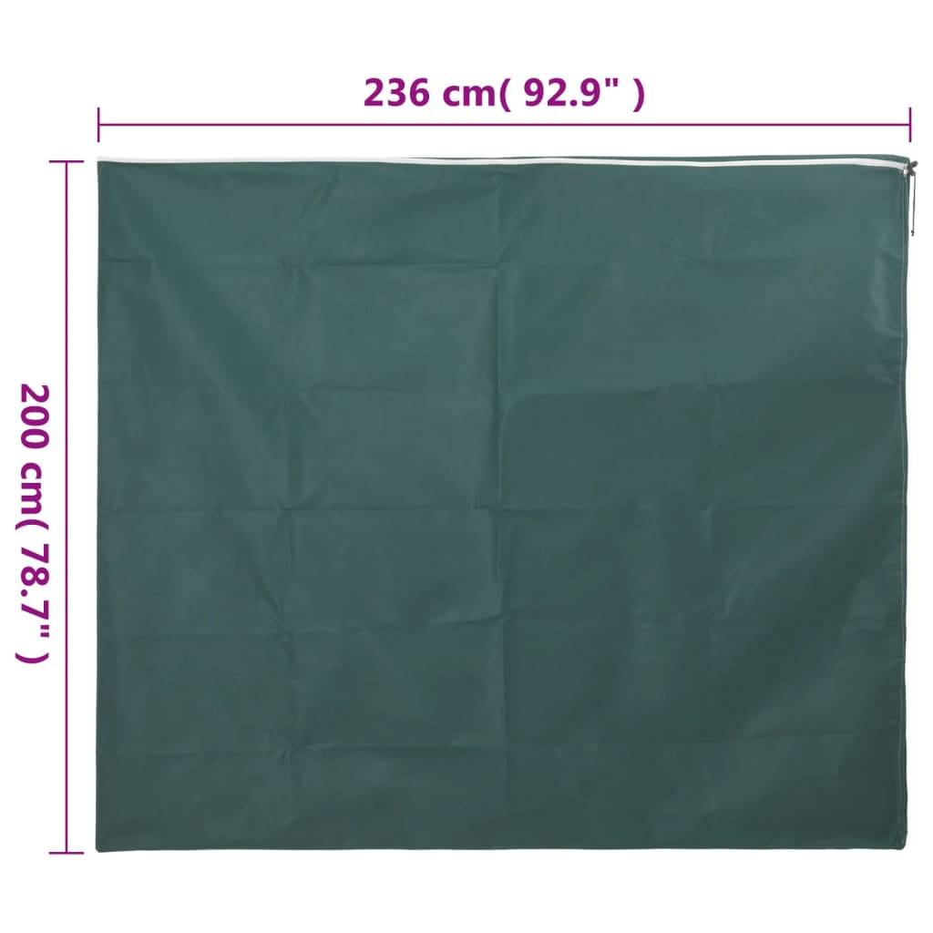 vidaXL Wintervlies mit Reißverschluss 70 g/m² 2,36x2 m