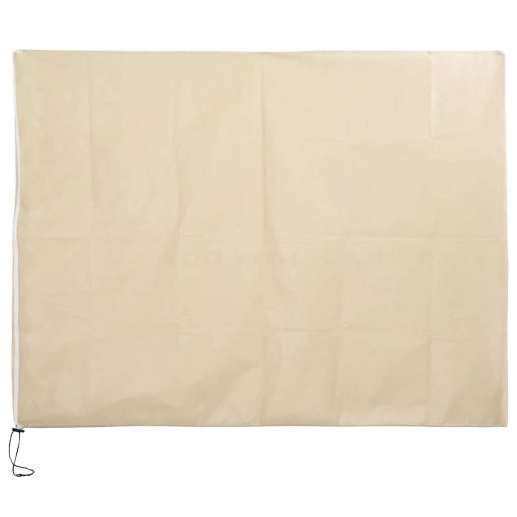 vidaXL Wintervlies mit Reißverschluss 2 Stk. 70 g/m² 3,93x3 m