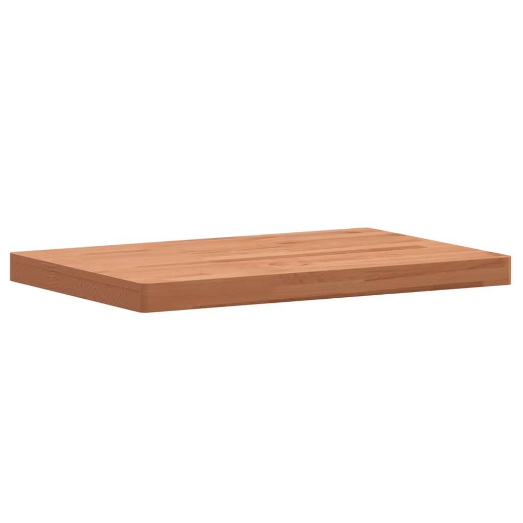 vidaXL Waschtischplatte 80x40x4 cm Massivholz Buche