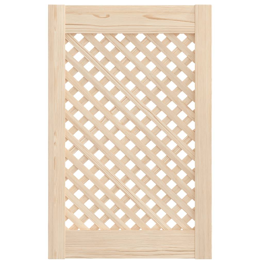 vidaXL Schranktüren 2 Stk. Gitterdesign 39,5x61,5 cm Massivholz Kiefer