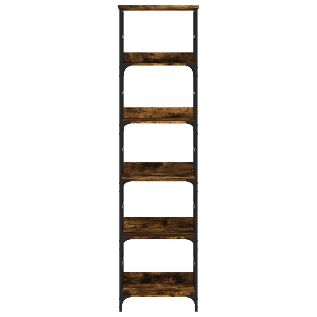 vidaXL Bücherregal Räuchereiche 50x33x188,5 cm Holzwerkstoff