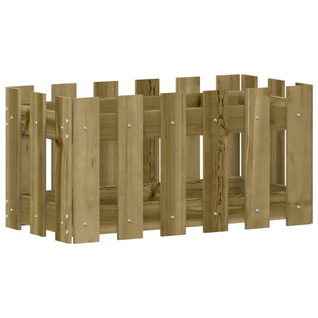 vidaXL Pflanzkübel Latten-Design 60x30x30 cm Kiefernholz Imprägniert