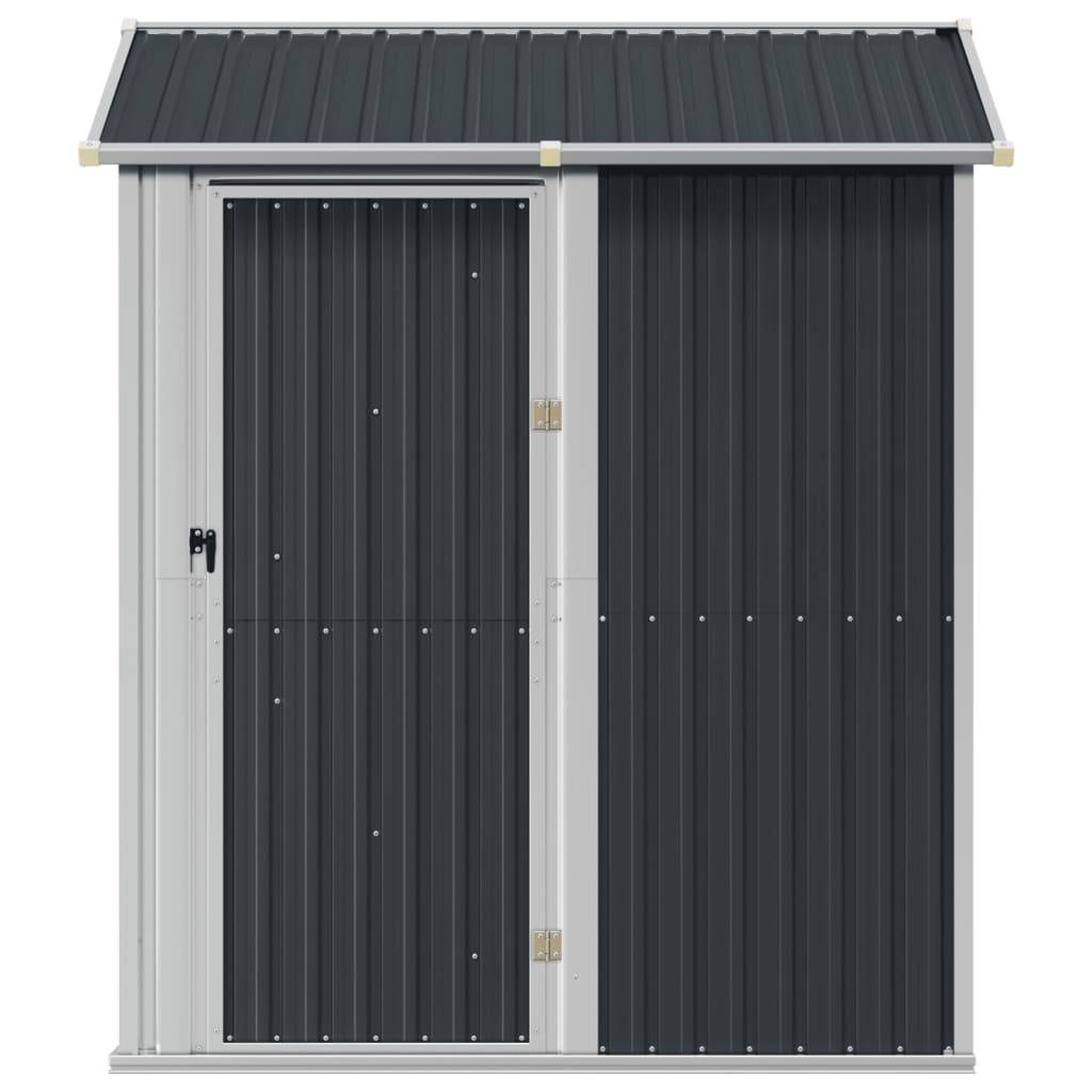 vidaXL Gerätehaus Anthrazit 192x152,5x237 cm Verzinkter Stahl