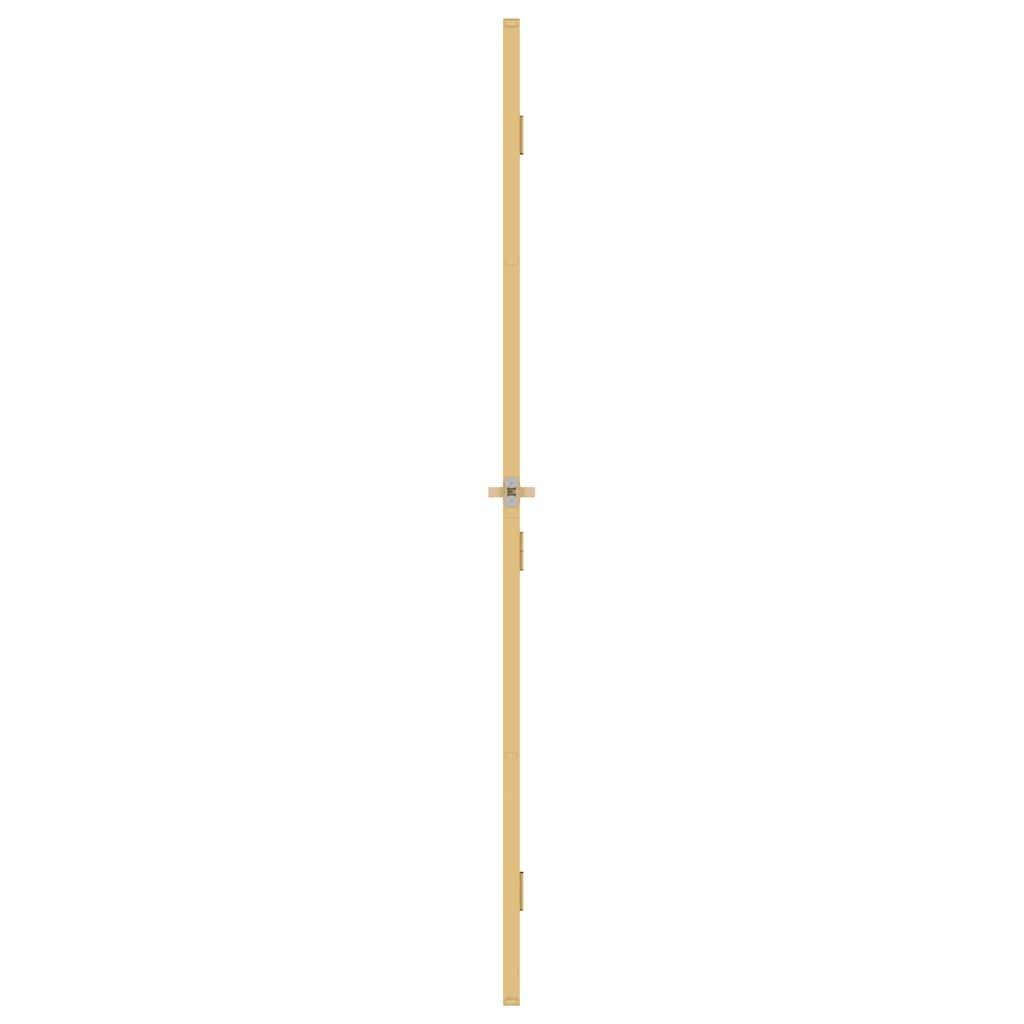 vidaXL Innentür Schlank Golden 102,5x201,5 cm Hartglas und Aluminium