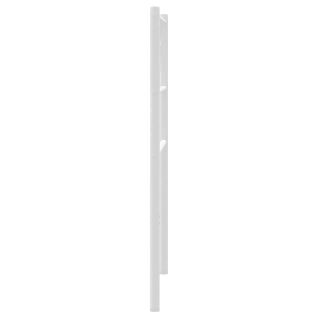 vidaXL Kopfteil Metall Weiß 75 cm