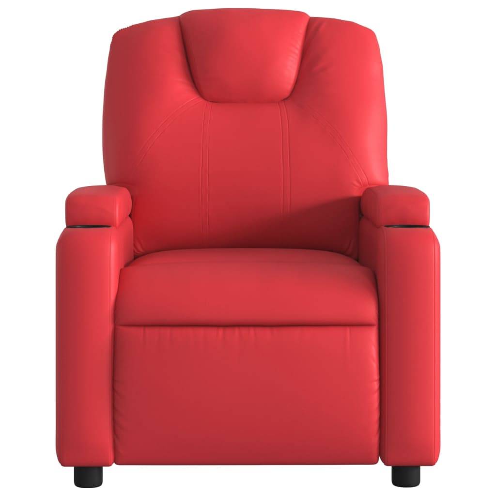 vidaXL Massagesessel Rot Kunstleder