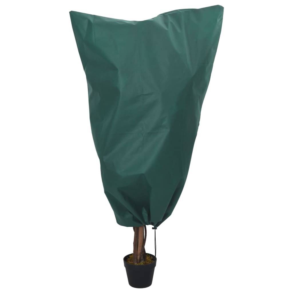 vidaXL Wintervlies mit Kordelzug 4 Stk. 70 g/m² 0,8x0,8 m