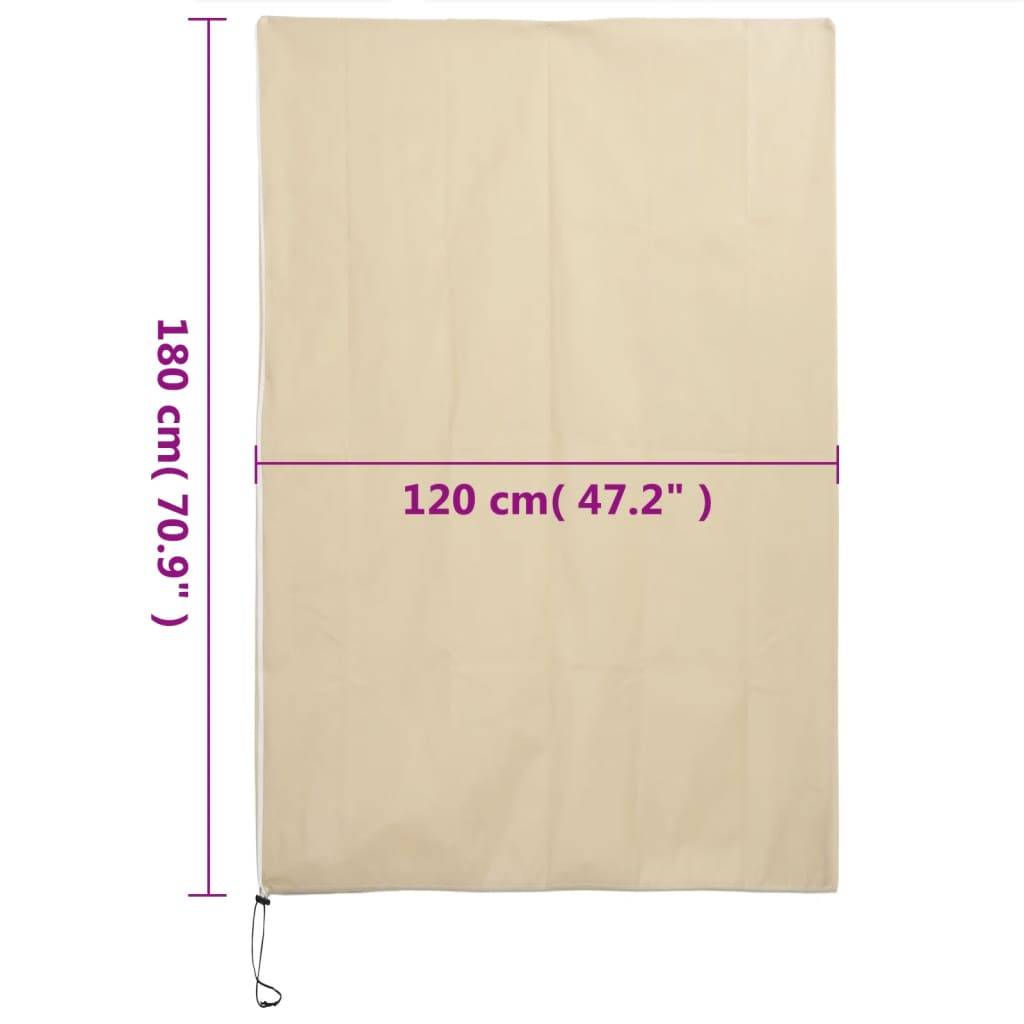 vidaXL Wintervlies mit Reißverschluss 4 Stk. 70 g/m² 1,2x1,8 m