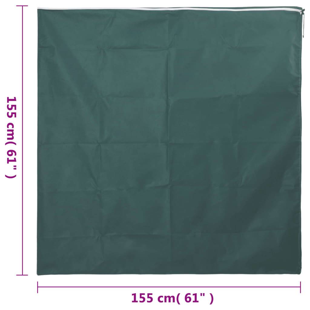 vidaXL Wintervlies mit Reißverschluss 4 Stk. 70 g/m² 1,55x1,55 m