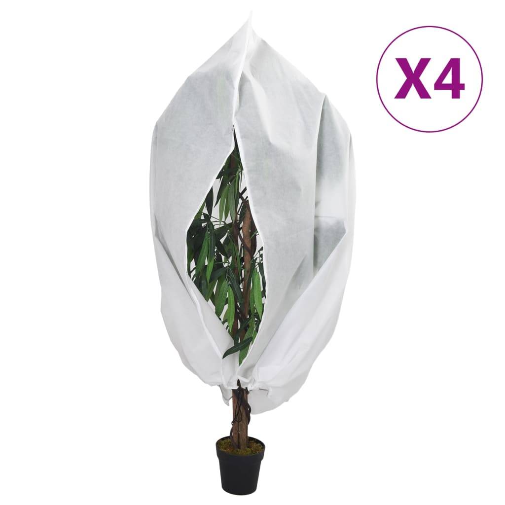 vidaXL Wintervlies mit Reißverschluss 4 Stk. 70 g/m² 2,36x2 m