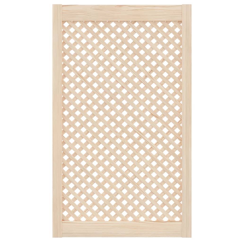 vidaXL Schranktüren 2 Stk. Gitterdesign 59,5x99 cm Massivholz Kiefer