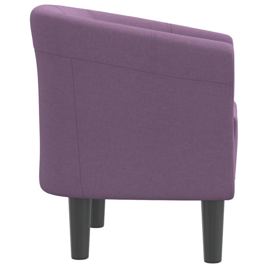 vidaXL Clubsessel Lila Stoff