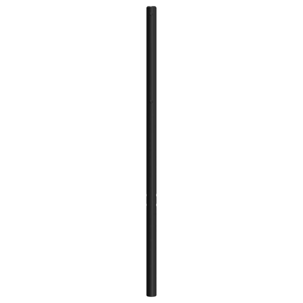 vidaXL Kopfteil Metall Schwarz 160 cm