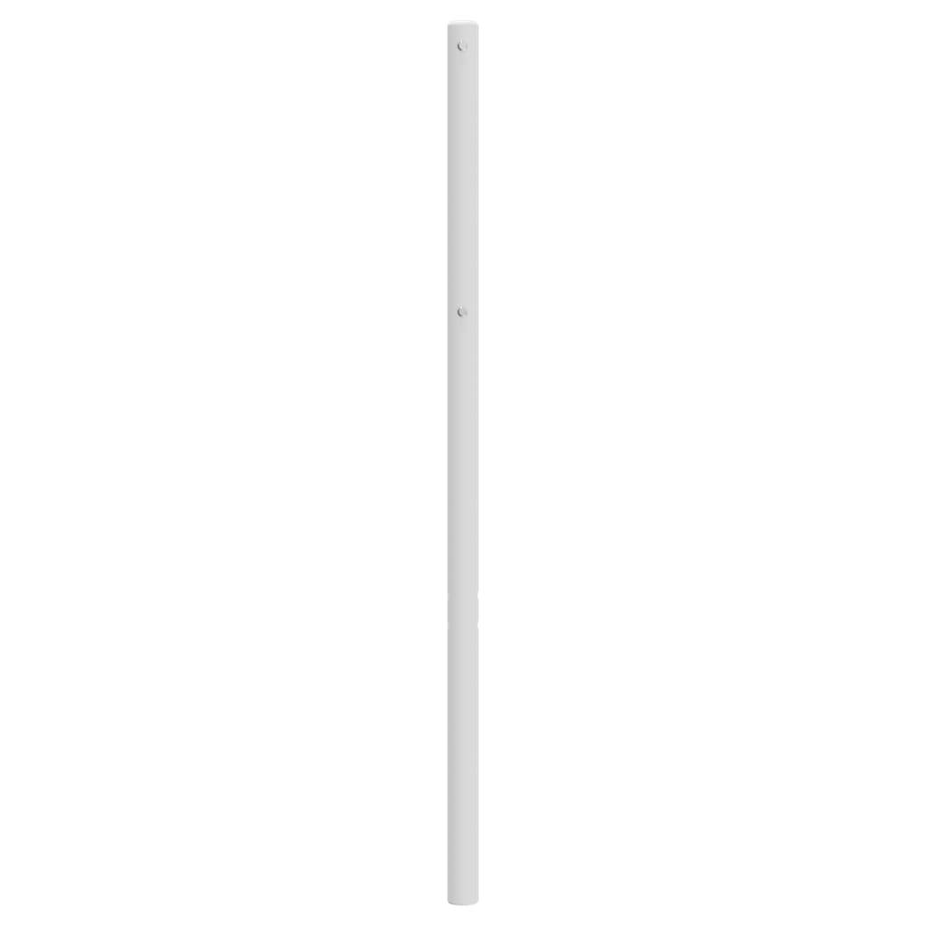 vidaXL Kopfteil Metall Weiß 200 cm
