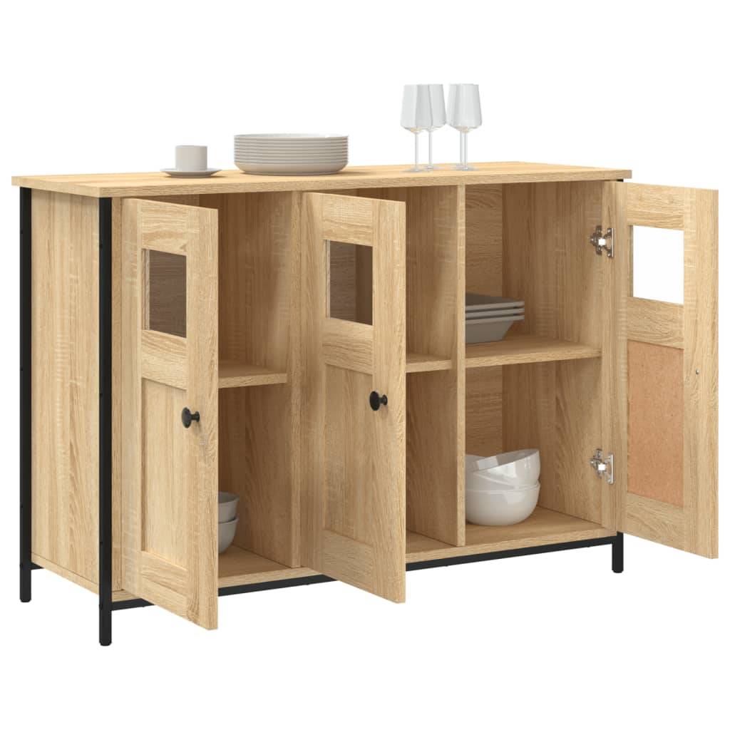 vidaXL Sideboard Sonoma-Eiche 100x35x70 cm Holzwerkstoff