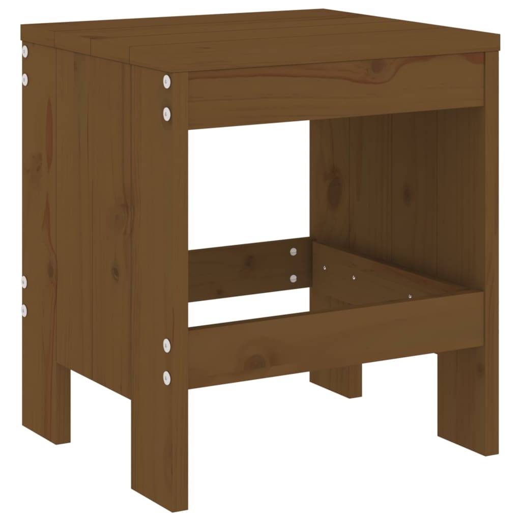 vidaXL 3-tlg. Garten-Bistro-Set Honigbraun Massivholz Kiefer