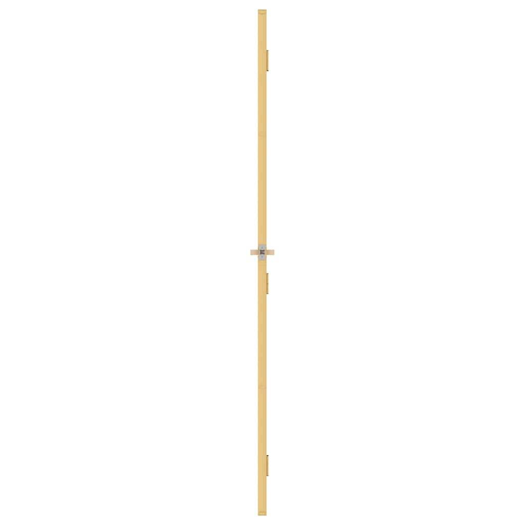vidaXL Innentür Schlank Golden 83x201,5 cm Hartglas und Aluminium