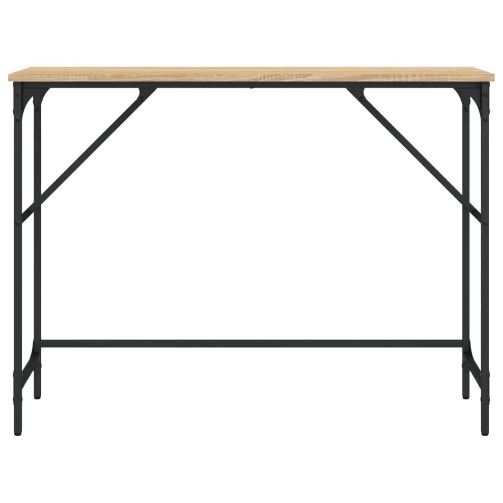vidaXL Konsolentisch Sonoma-Eiche 100x32x75 cm Holzwerkstoff