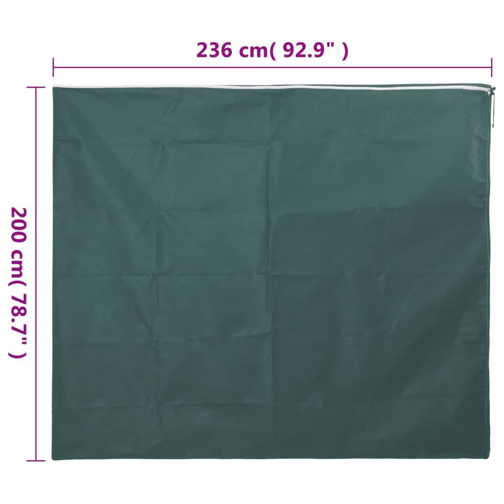 vidaXL Wintervlies mit Reißverschluss 2 Stk. 70 g/m² 2,36x2 m