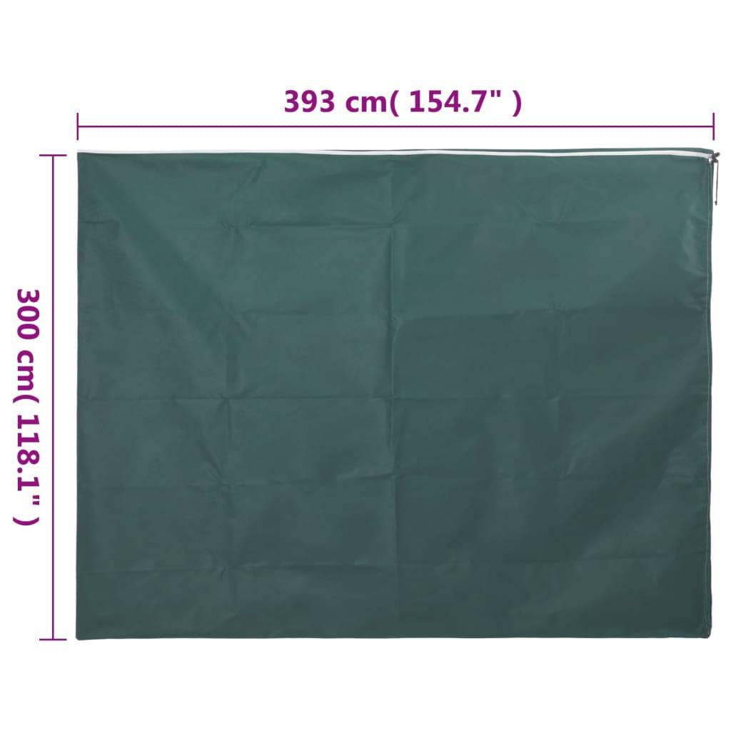 vidaXL Wintervlies mit Reißverschluss 2 Stk. 70 g/m² 3,93x3 m