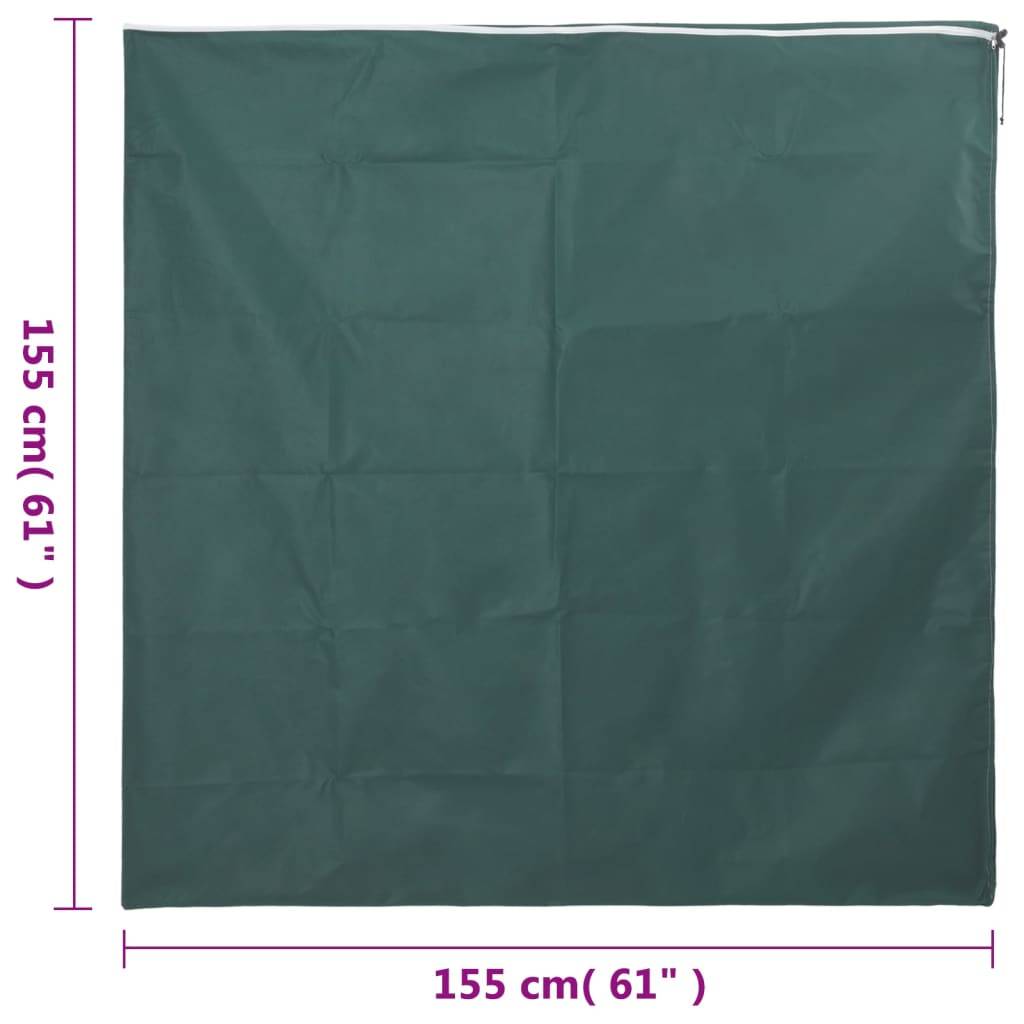 vidaXL Wintervlies mit Reißverschluss 10 Stk. 70 g/m² 1,55x1,55 m