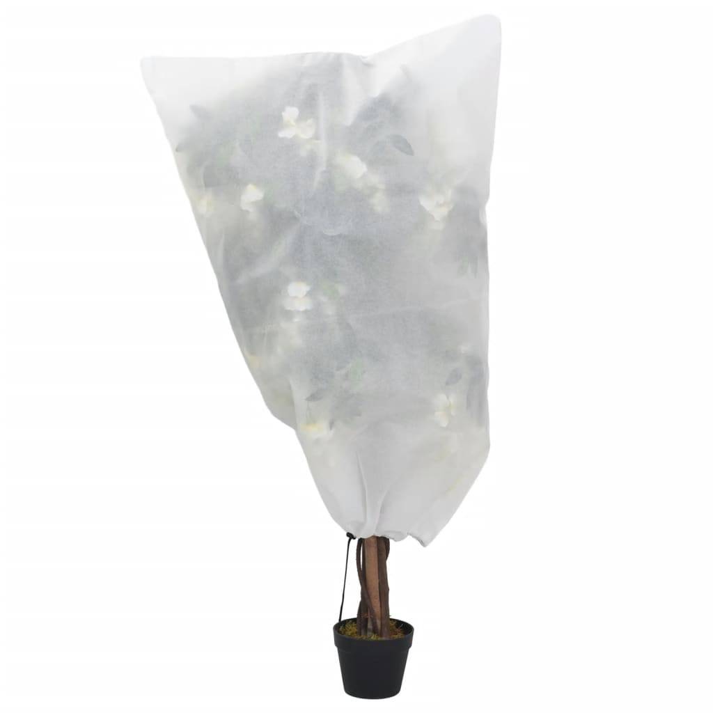 vidaXL Wintervlies mit Kordelzug 4 Stk. 70 g/m² 0,8x0,8 m