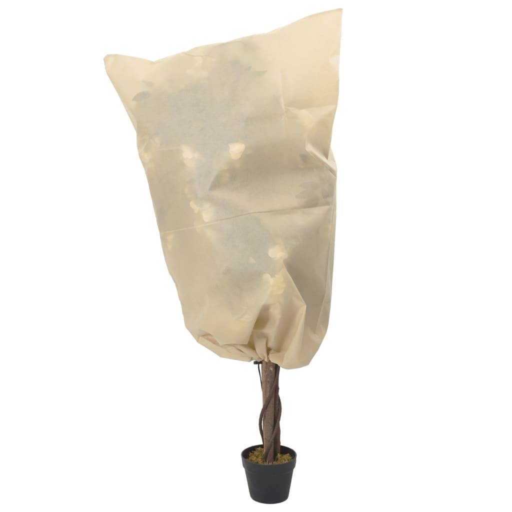vidaXL Wintervlies mit Kordelzug 12 Stk. 70 g/m² 0,8x1,2 m