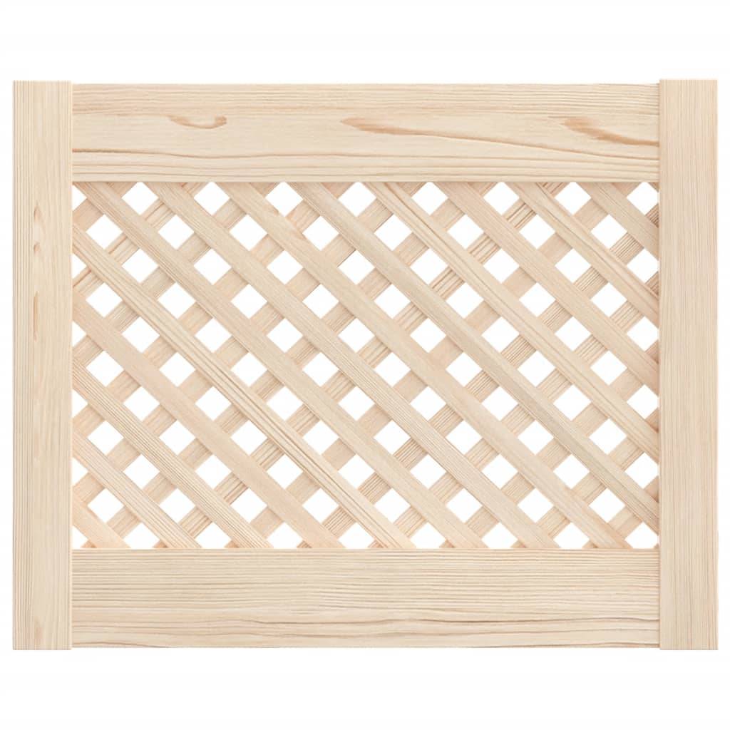 vidaXL Schranktüren 2 Stk. Gitterdesign 49,5x39,5 cm Massivholz Kiefer