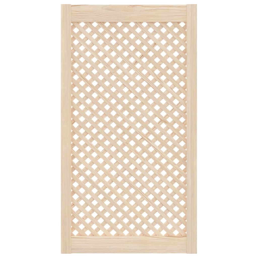 vidaXL Schranktüren 2 Stk. Gitterdesign 49,5x99 cm Massivholz Kiefer