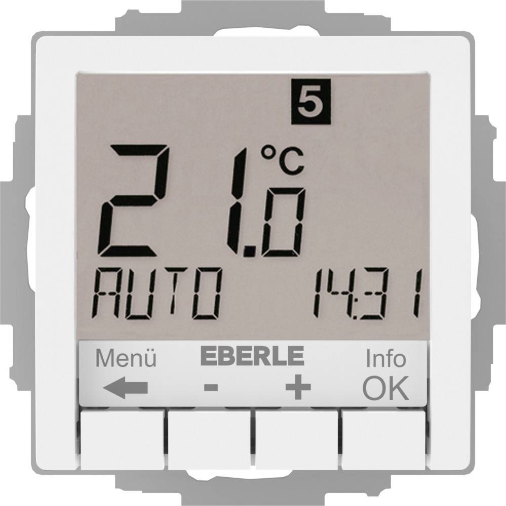 Eberle Controls UP-Uhrenthermostat UTE4800R-RAL9010-G55