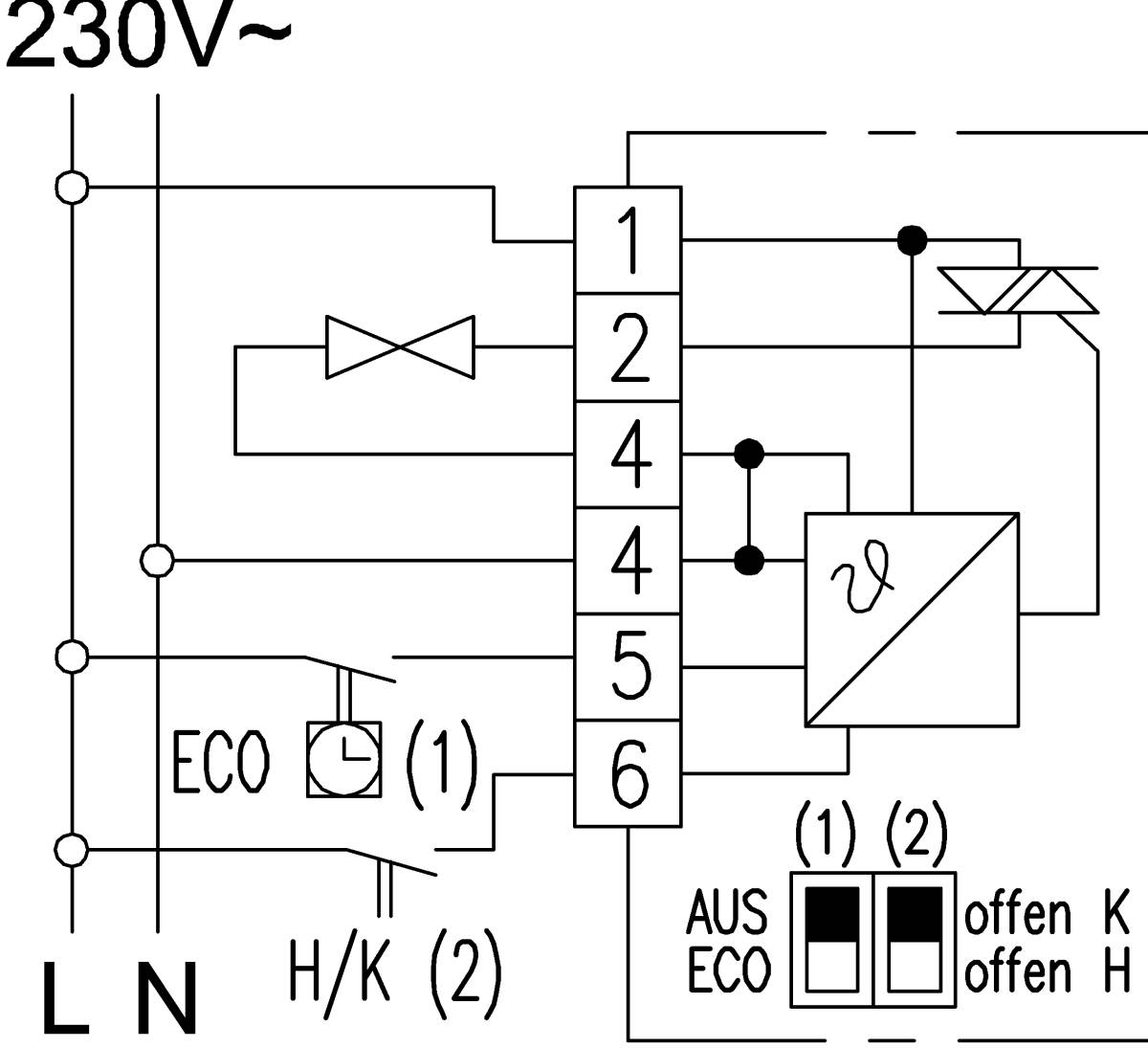 Alre-it Raumtemperaturregler KTRTB-211.108/03