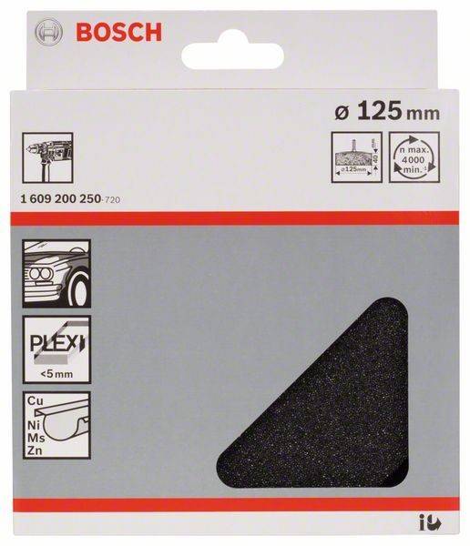 Bosch Power Tools Polierschwamm, 125 mm 1609200250