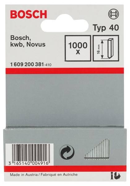 Bosch Power Tools Stift Typ 40, 16 1609200381